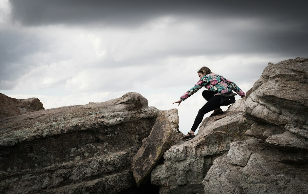 person facing challenge